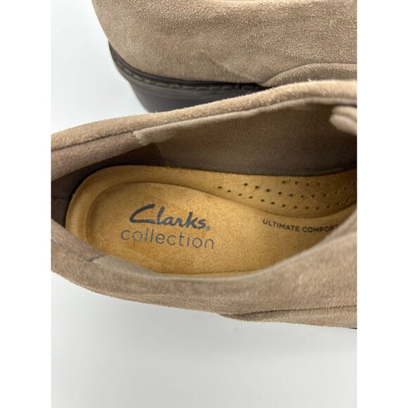 Clarks Collection Womens Faux Suede Slip-On Wedge Loafer Size 7 - Picture 5 of 10